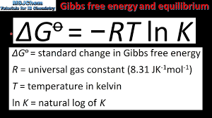 By combining these two equations, the enthalpy and entropy of the reaction can be determined by obtaining the linear fit of the plot of in k versus 1/t, where t is the temperature of the reaction in kelvin and r is the ideal gas constant. 17 1 Equilibrium And Gibbs Free Energy Hl Youtube