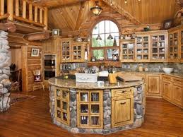 log cabin kitchens