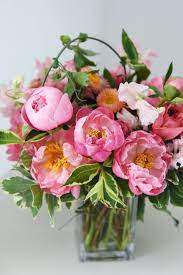 Pink Peony Flower Arrangement Rose Flower Arrangements Fresh Flowers Arrangements Flower Arrangements