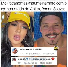 Tava olhando na internet aqui agora. Mc Pocahontas Assume Relacionamento Com Ex Namorado De Anitta E Provoca Sua Tv Foco
