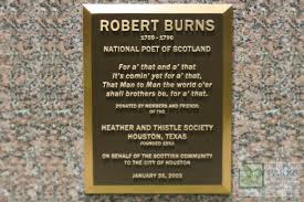 Title within ornamental border ; Robert Burns