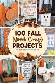 ‪100 DIY Fall Wood Crafts - Prudent Penny Pincher‬‏