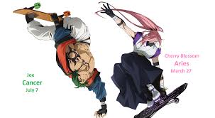 But is the cartoon cutie you ' re currently crushing on the right guy for you? Anime Zone The Characters Zodiac Signs List Of Sk8 The