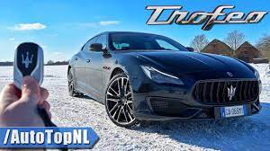 Последние твиты от maserati (@maserati_hq). Maserati Quattroporte Trofeo V8 Review On Autobahn No Speed Limit By Autotopnl Youtube