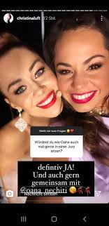 Christina machte ihrem ärger gleich auf instagram luft. Christina Luft Bald Mit Oana Nechiti In Der Let S Dance Jury