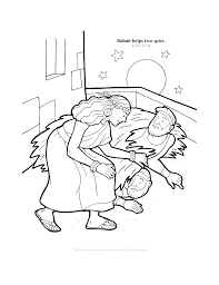From his shoulders and upward he was higher than any of the people. 52 Free Bible Coloring Pages For Kids From Popular Stories