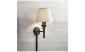 Check spelling or type a new query. Braidy Farmhouse Rustic Indoor Wall Lamp With Cord Cover Bronze Plug In Light Fixture Ivory Cotton Empire Shade For Bedroom Bedside House Reading Living Room Home Hallway Dining Regency Hill