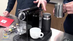This means hot milk froth at. Nespresso Citiz In Black With Aero 3 Milk Frother Youtube