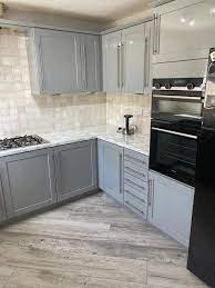 Maybe you would like to learn more about one of these? Wrapp Gloss Light Grey With White Marble Worktops Facebook