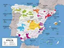 It shares borders with france and andorra on its north and with the second largest city is barcelona and which is part of catalonia. Map Of Spain Wine Regions Wine Folly Wine Map Wine Region Map Wine Folly