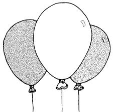 Balloons Images Clip Art Black And White Mormon Share Balloons 3 Balloons Altered Art Clip Art