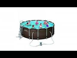 Bestway 12ft X 39 5 Steel Pro Max Deluxe Frame Pool Easy Set Up Comes With Ladder And Filter Pu Youtube