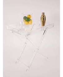 Wir formen acrylglas & plexiglas ganz nach ihren wünschen. Designstyles Acrylic Folding Tray Table Reviews Cleaning Organization Home Macy S