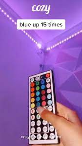 How To Make Purple With Led Strip Lights Video Led Strip Lighting Led Lighting Diy Led Room Lighting