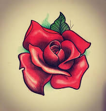 How to draw basic traditional rose tattoo designs by a tattoo aritist. Rose Tattoo Draw Novocom Top