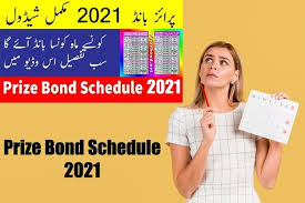 Prize Bond Schedule 2021 Bond Bond List Prizes