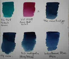 The hex codes can be found underneath each of the color swatches. The New Old Indigo Blue Wetcanvas Online Living For Artists