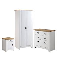 Over 20 years of experience to give you great deals on quality home products and more. Gibson Wooden Bedroom Furniture Set In White And Oak Sale