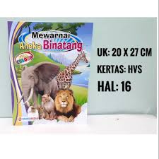 Kutahu nama binatang jerapah harimau gajah kastari animation via youtube.com 60 gambar hewan gajah badak dan jerapah ayeeycom via ayeey.com koleksi gambar mewarnai hewan gajah via anekagambarmewarnai.website gambar hewan cat berwarna merah muda singa laut riang tekstil via pxhere.com 10 mewarnai gambar jerapah via bonikids.blogspot.com kumpulan. Buku Edukasi Anak Paud Tk Mewarnai Hewan Buas Shopee Indonesia