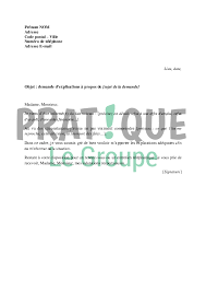 Lettre Type De Demande D Explications Pratique Fr