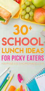 Make the mealtime pleasant, not stressful. 30 School Lunch Ideas For Picky Eaters Happiness Is Homemade