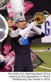 This will mark the first parade appearance by the band. Musical Selections Announced For 2018 Macy S Thanksgiving Day Parade Marching Bands