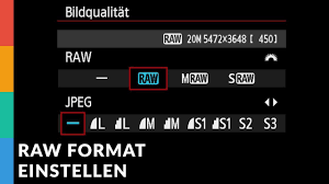 Voller dateiname mit erweiterung jpg ist jpeg image file. Bild Format Raw Jpg In Canon Kamera Einstellen Qualitats Einstellungen Youtube