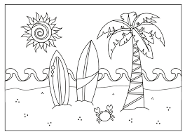 Best seasons and celebrations puzzles coloring pages. Free Printable Summer Coloring Pages For Kids