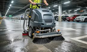 工厂车间油污地面清洁：快霸工业洗地机的选择与实测- 快霸集团-KUARBAA Group