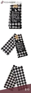 Black And White Checkered Kitchen Towels 2 True Living Kitchen Towels Black White Dogs Lot Of 2 True Living Essentials Kitchen Towels Dogs Black White Checkered Nw In 2020 White Dogs Kitchen Towels Zoom Photo