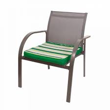 Cushions feature soft polyester top, nonskid backing and adequate back support. Pavilion Garden Stripe Seat Cushions 4 Pack