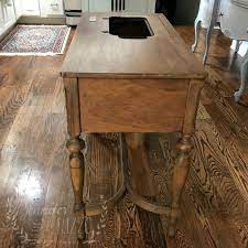 All you need is a layer of some fresh white paint! 100 Kitchen Island Idea Repurposed Sewing Table Jennifer Rizzo