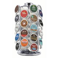 Wolfgang puck soft coffee pods gram coffee, caramel cream, 18 count (pack of 1). Keurig 36ct K Cup Pod Storage Carousel Keurig Coffee Pod Storage Carousel Holds And Organizes 36 K Cup Pods Chrome Walmart Com Walmart Com