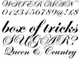 Edwardian script font embroidery design/ instant download following formats are included in the download file: Type Co Uk