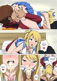 Fairy Tail: Lucy y Levy follando en trio - Vercomicsporno