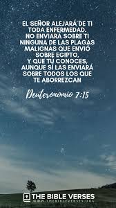 Versiculos Biblicos Sobre Sanidad Deuteronomio 7 15 Palabras De La Biblia Palabras De Sabiduria Versiculos Biblicos