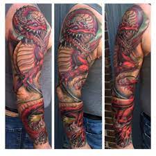 I began doing murals and painting jackets. Empire State Tattoo Studio Artist Tommy Helm