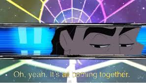 Maui actually says yeah and not here. It S All Coming Together Danganronpa In 2021 Danganronpa Funny Danganronpa Memes Danganronpa