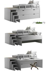 Il letto con tendina, dispone di grande cassettone estraibile. Pin Su Beds Letti