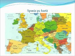 Dar mă trezeam spre ziuă cu ochii tot pe hartă. Spania Harta Fizica