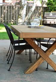 Dia eucalyptus folding bistro table is made from plantation grown brazilian eucalyptus and is. Diy Outdoor Table Free Plans Cherished Bliss Diy Outdoor Table Outdoor Furniture Plans Rustic Dining Room Table