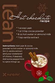 This Lean Hot Chocolate Is Perfect For The Holiday Season Shake Recipes Protein Shake Recipes Lean Meals