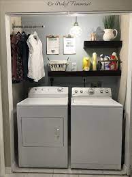 Laundry Closet Makeover Laundry Closet Makeover Laundy Room Laundry Room Diy