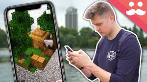 Minecraft earth is a new game with augmented reality that you can play on your portable devices. I Got To Play Minecraft Earth Early Youtube