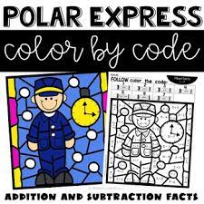 The drawings are simply done so that children can do them without the assistance of adults. The Polar Express Coloring Pages Worksheets Teaching Resources Tpt