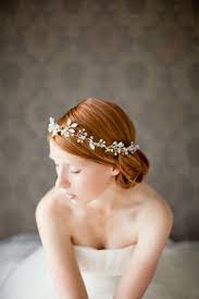 Wedding Floral Bridal Crown Headband Crystal Tiara Wedding Hair Accessory Ivory Crystal Bridal Hair Accessories Bridal Crown Veil Bridal Hair Accessories