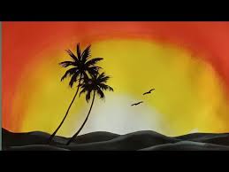 Watch 'how to draw a sunset' video tutorial. Sunrise Drawing Images Easy Novocom Top