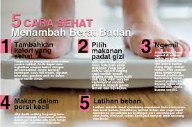 Pertahankan tingkat asupan kalori hingga berat badan yang sehat tercapai. 5 Cara Sehat Menambah Berat Badan