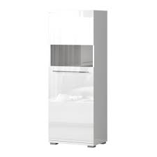 Find many great new & used options and get the best deals for vitrine weiss vitrinenschrank landhausstil regal vintage schrank at the best online prices at ebay! Vitrine Garim 18 Farbe Weiss Hochglanz 161 X 60 X 40 Cm H X B X T