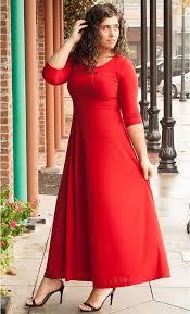 Black 3 4 Sleeve Maxi Dress Women S Solid 3 4 Sleeve Maxi Dress With Round Neckline And A Line Finish Modest Dresses Solid Maxi Dress Plus Size Maxi Dresses